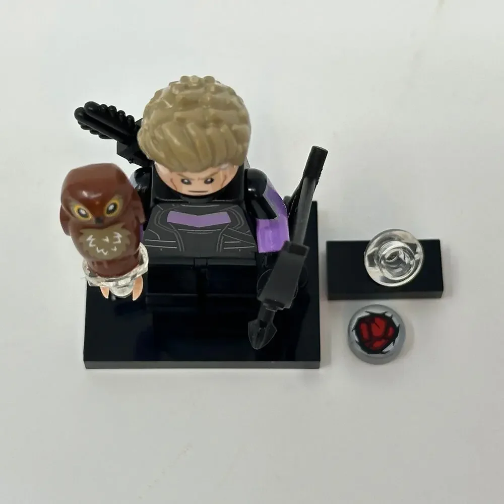 LEGO Marvel MCU Minifigure Hawkeye Clint Barton Bow Quiver Owl Series 2 71039